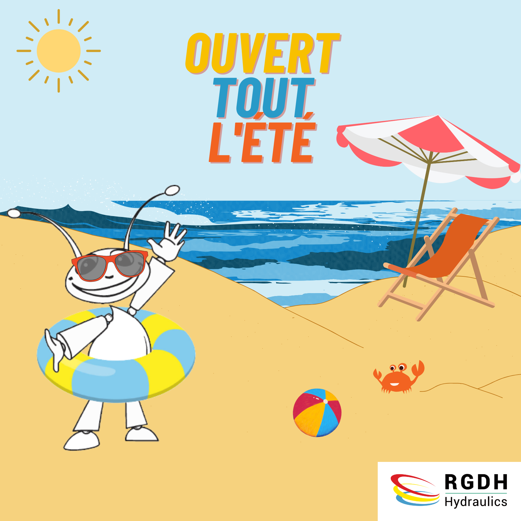 RGDH reste ouvert pendant l'été