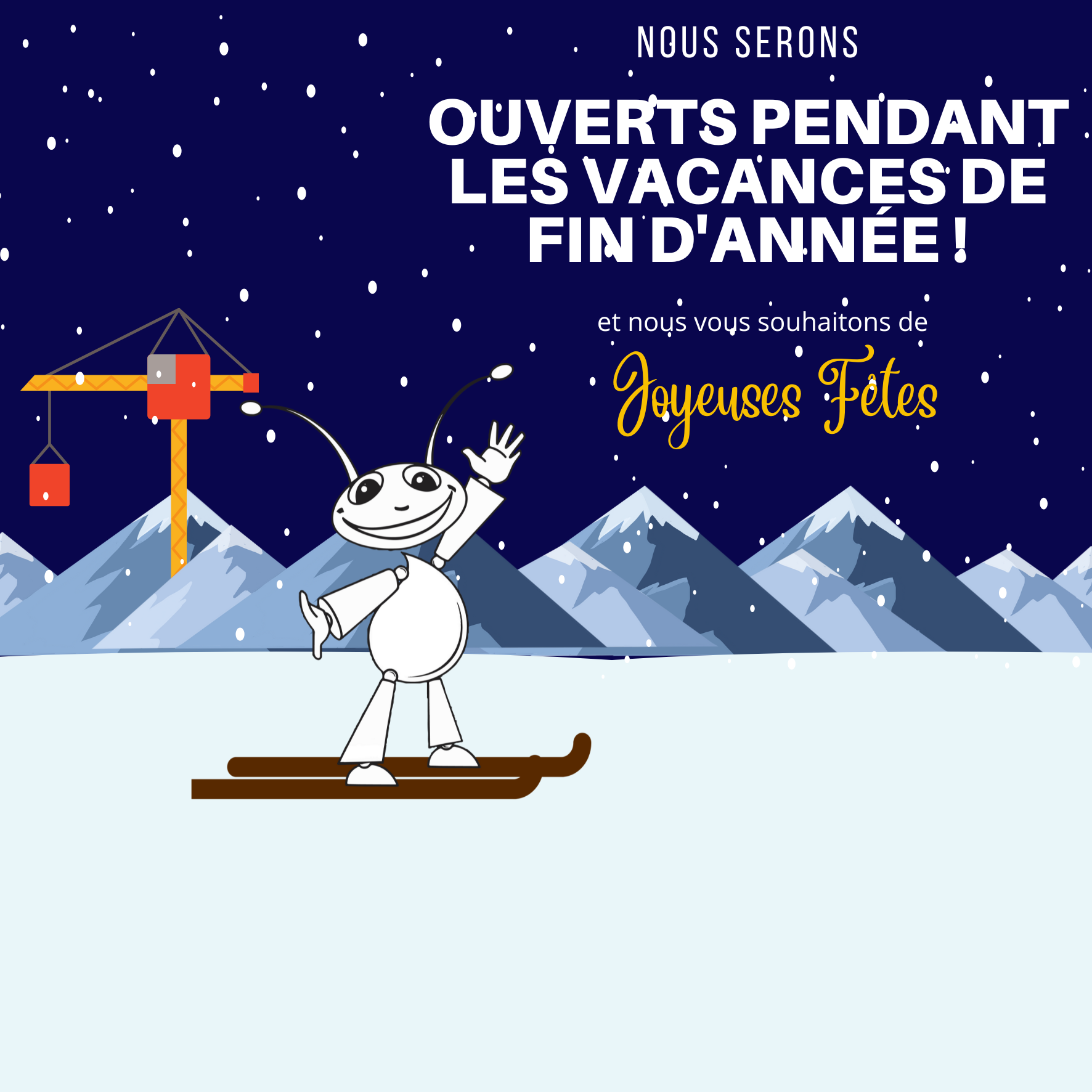 RGDH reste ouvert pendant les vacances d'hiver